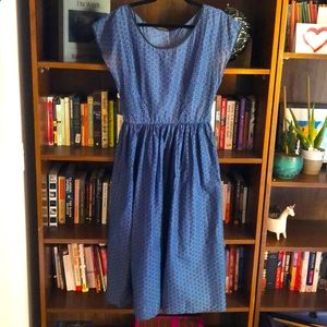 Vintage 50’s Sheer Day Dress | size 10